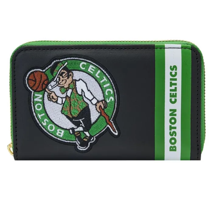 NBA Boston Celtics Patch Icons Zip Around Wallet Unisex Loungefly Bags and Wallets NBA Boston Celtics Patch Icons Zip Around Wallet Unisex Loungefly Bags and Wallets