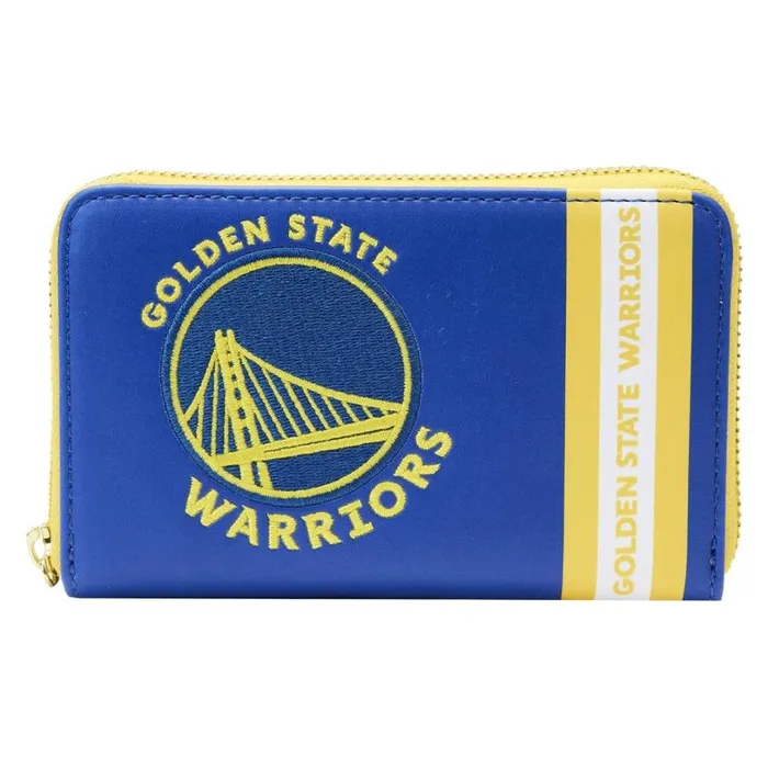 NBA Golden State Warriors Patch Icons Zip Around Wallet Unisex Loungefly Bags and Wallets NBA Golden State Warriors Patch Icons Zip Around Wallet Unisex Loungefly Bags and Wallets