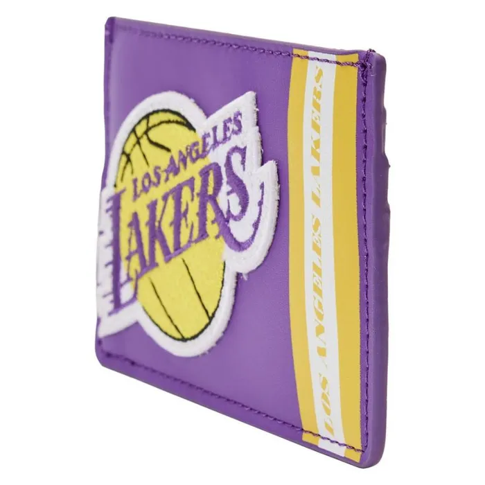 NBA Los Angeles Lakers Patch Icons Card Holder Unisex Loungefly Bags and Wallets