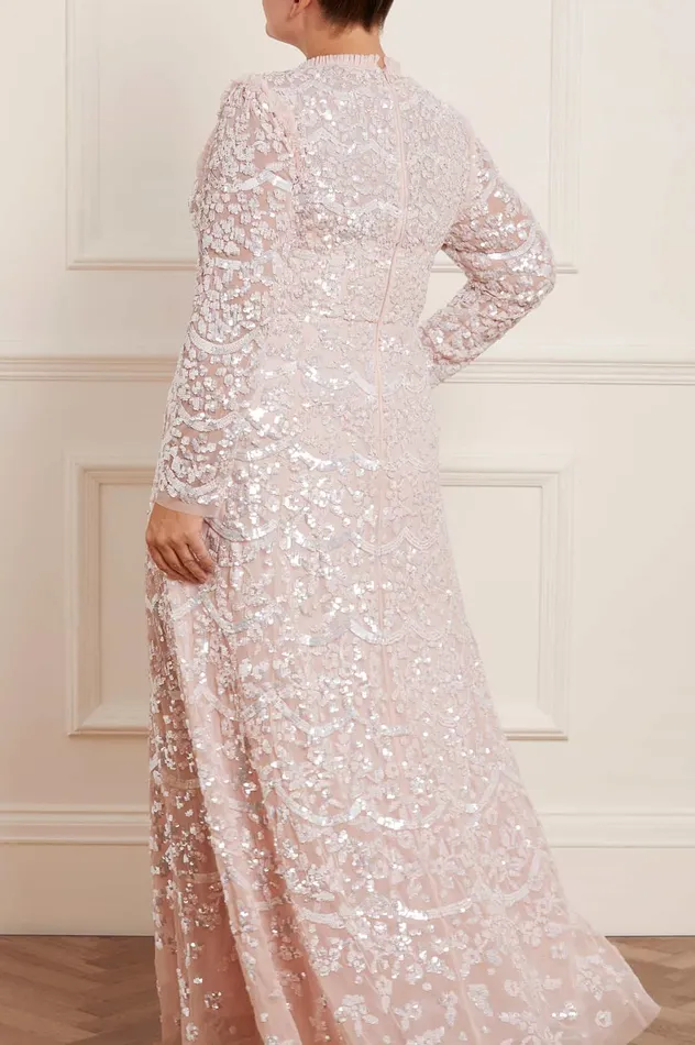 Needle and Thread Alicia Scallop Gown Pink Women Exclusives