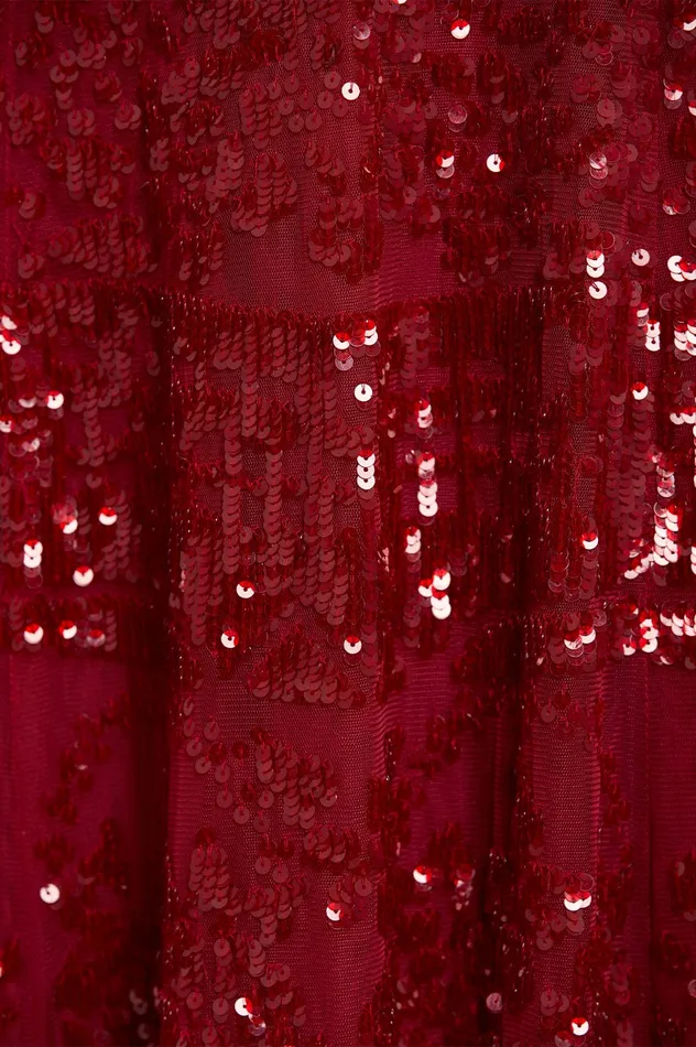 Needle and Thread Aurora Ballerina Dress Red Women Evening Dresses