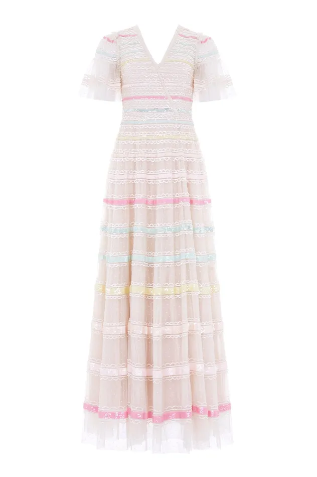 Needle and Thread Rainbow Gown Rainbow Women Embellished Dresses