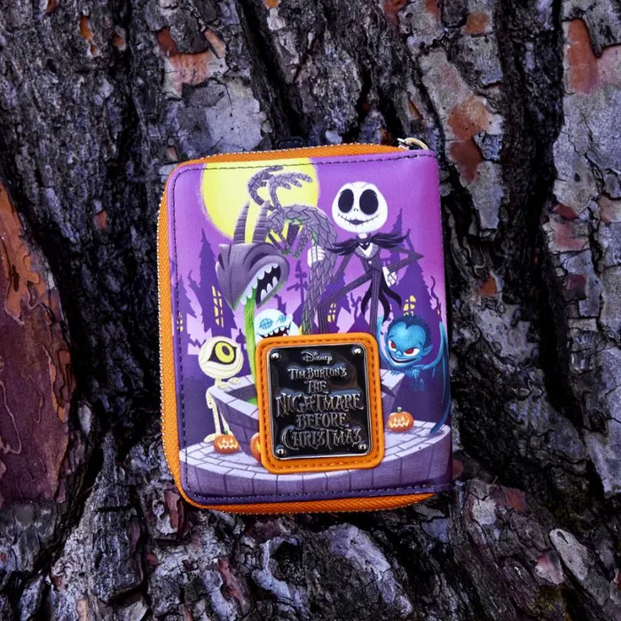 Nightmare Before Christmas Exclusive Cameo Zip Around Wallet Unisex Loungefly Bags and Wallets Nightmare Before Christmas Exclusive Cameo Zip Around Wallet Unisex Loungefly Bags and Wallets