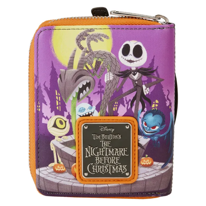 Nightmare Before Christmas Exclusive Cameo Zip Around Wallet Unisex Loungefly Bags and Wallets Nightmare Before Christmas Exclusive Cameo Zip Around Wallet Unisex Loungefly Bags and Wallets