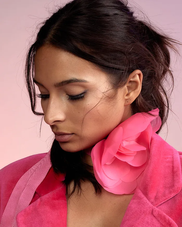 Organza Flower Ties 8211 Pink Women Cynthia Rowley Accessories