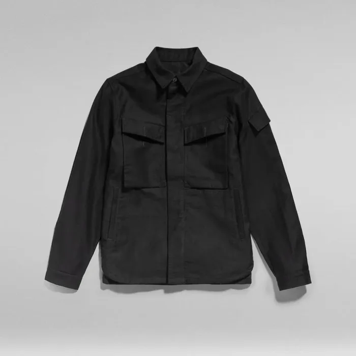 Overshirts Men GStar RAW Unisex Mysterious Overshirt Caviar