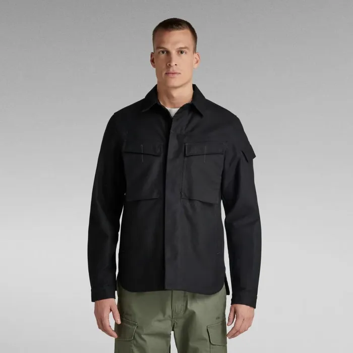 Overshirts Men GStar RAW Unisex Mysterious Overshirt Caviar
