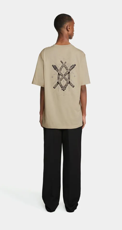 Oxford Beige Rudo TShirt Men Daily Paper TShirts