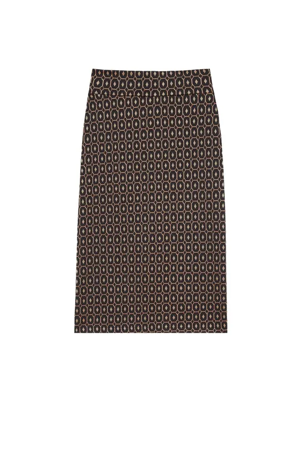 Pain De Sucre Skirts Women Jioni Iridescent Geometric Geometric Iridescent