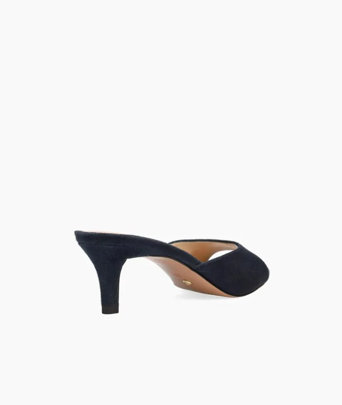 Pelle Moda Balin Slide 8211 Midnight Midnight Kid Suede Women Low Heels Pelle Moda Balin Slide 8211 Midnight Midnight Kid Suede Women Low Heels