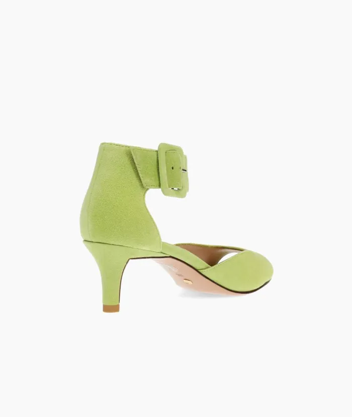 Pelle Moda Berlin Low Heel 8211 Celery Celery Kid Suede Women Low Heels Pelle Moda Berlin Low Heel 8211 Celery Celery Kid Suede Women Low Heels