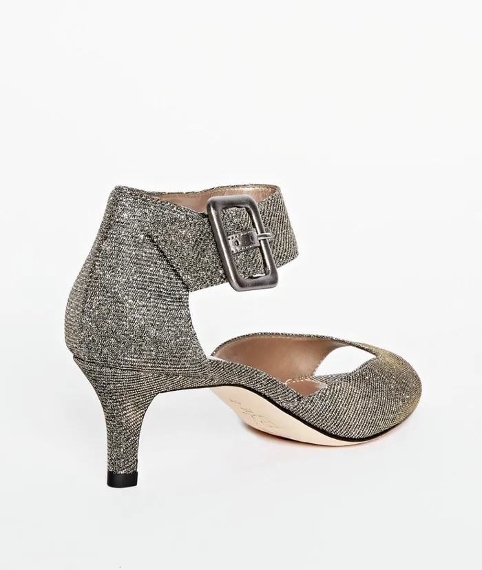 Pelle Moda Berlin Low Heel 8211 Smoke Smoke Glitter Textile Women Low Heels Pelle Moda Berlin Low Heel 8211 Smoke Smoke Glitter Textile Women Low Heels