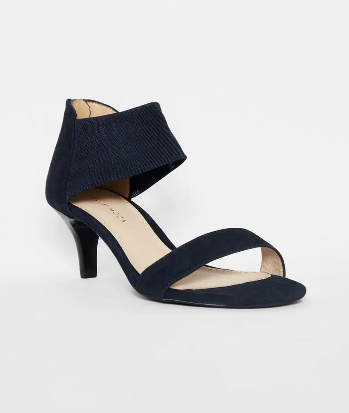 Pelle Moda Elvi Low Heel 8211 Midnight Midnight Kid SuedeStretch Mesh Women Low Heels Pelle Moda Elvi Low Heel 8211 Midnight Midnight Kid SuedeStretch Mesh Women Low Heels