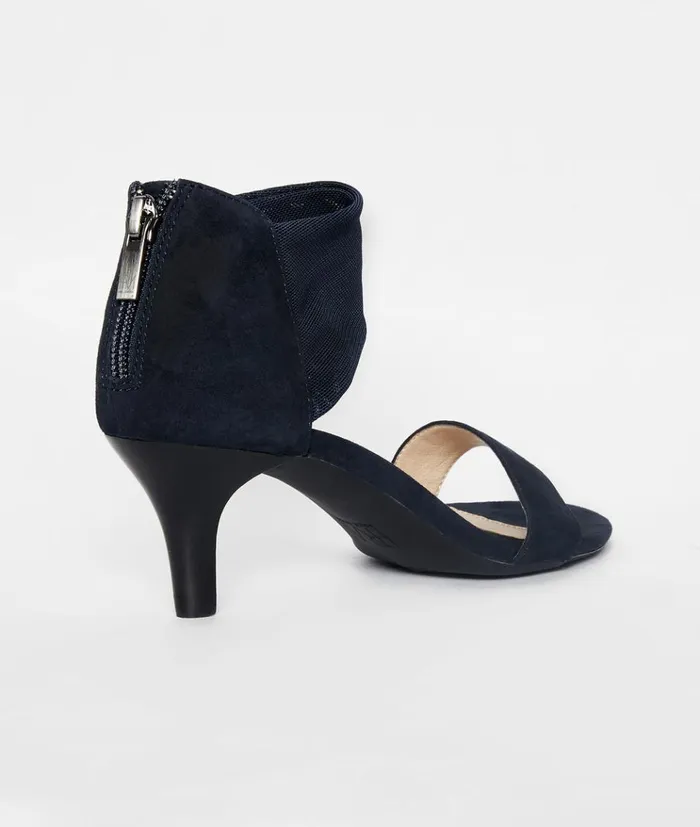 Pelle Moda Elvi Low Heel 8211 Midnight Midnight Kid SuedeStretch Mesh Women Low Heels Pelle Moda Elvi Low Heel 8211 Midnight Midnight Kid SuedeStretch Mesh Women Low Heels