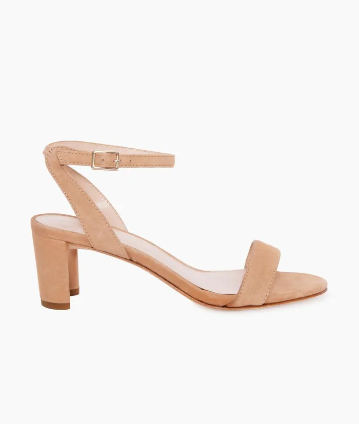 Pelle Moda Moira 2 Low Heel 8211 Latte Latte Kid Suede Women Low Heels