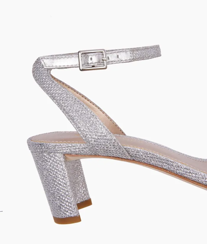 Pelle Moda Moira 2 Low Heel 8211 Silver Silver Metallic Textile Women Low Heels Pelle Moda Moira 2 Low Heel 8211 Silver Silver Metallic Textile Women Low Heels