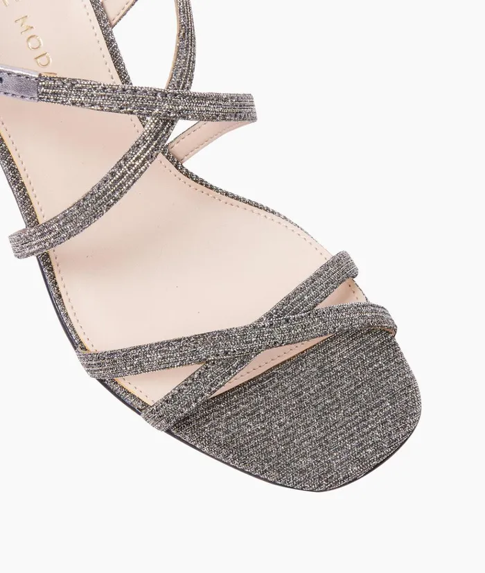 Pelle Moda Noreen 2 High Heel 8211 Smoke Smoke Glitter Textile Women High Heels Pelle Moda Noreen 2 High Heel 8211 Smoke Smoke Glitter Textile Women High Heels