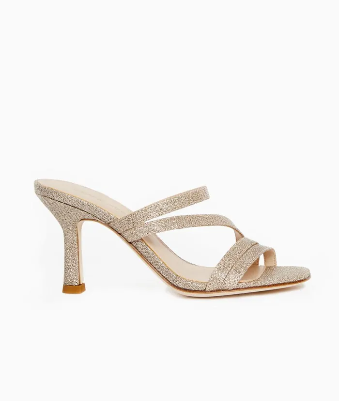 Pelle Moda Ostin Sandal 8211 Gold Platinum Gold Metallic Textile Women High Heels Pelle Moda Ostin Sandal 8211 Gold Platinum Gold Metallic Textile Women High Heels