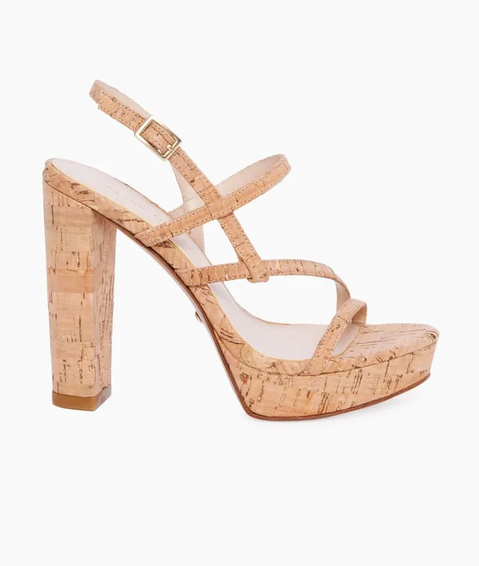 Pelle Moda Patsi Platform 8211 Natural Natural Cork Women Platforms