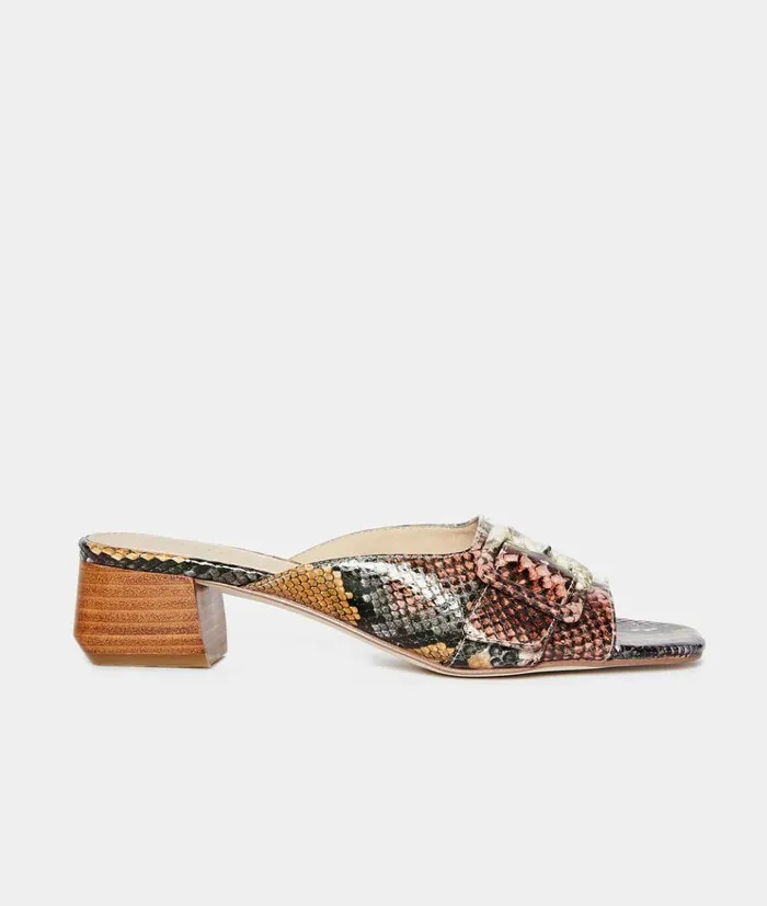 Pelle Moda Tala Slip On 8211 Snake Print Brown Mineral Embossed Snake Women Low Heels Pelle Moda Tala Slip On 8211 Snake Print Brown Mineral Embossed Snake Women Low Heels