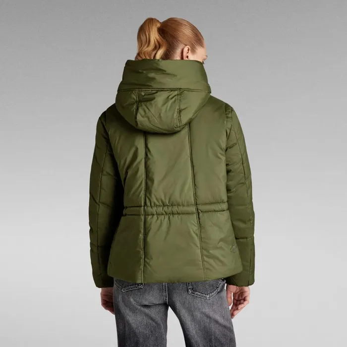Puffer Jackets Women GStar RAW GWhistler Short Padded Jacket Shadow Olive