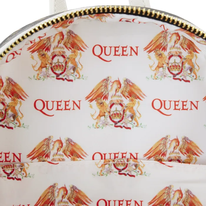 Queen Crest Logo Mini Backpack Unisex Loungefly Bags and Wallets Queen Crest Logo Mini Backpack Unisex Loungefly Bags and Wallets