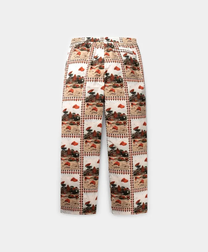 Red Grey Rashid Pants Women Daily Paper Trousers