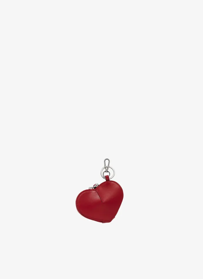 Red LE CUR COIN PURSE IN CALFSKIN Women Alaa Small Leather Goods