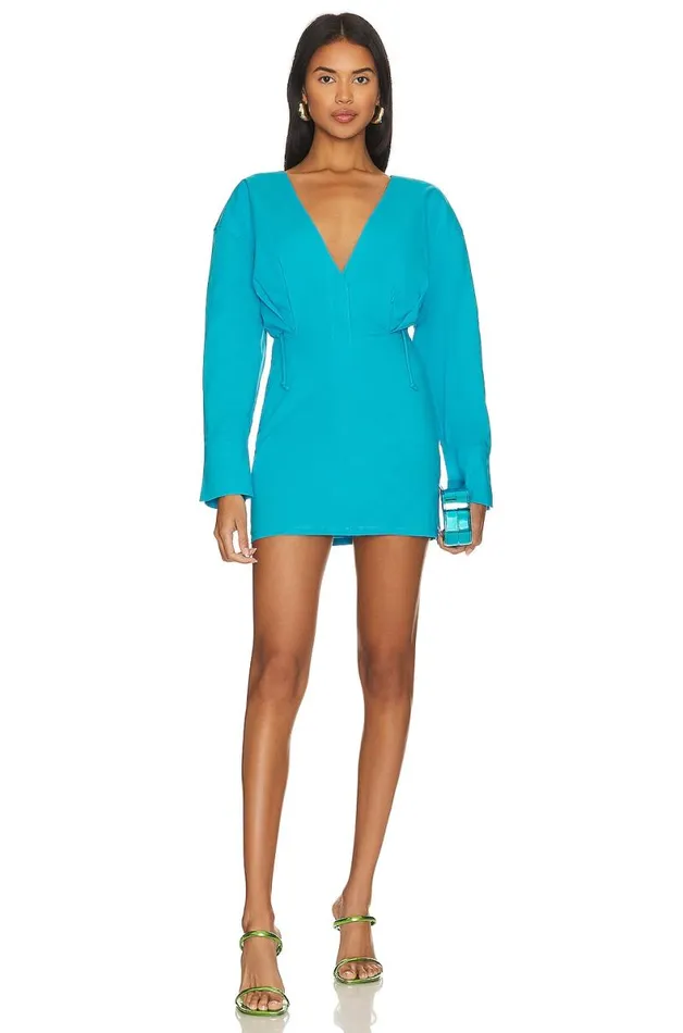 Rockaway Mini Dress Cerulean Blue Women Lovers and Friends Dresses