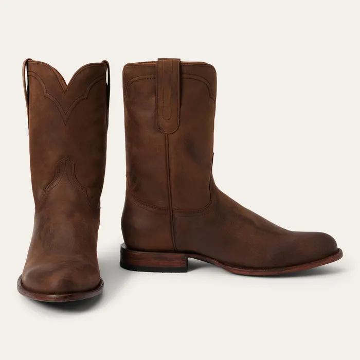 Ropers Men Stetson Cassidy Roper Boots Brown