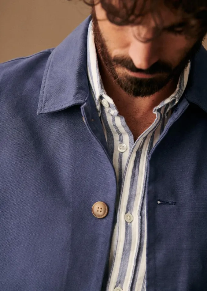 Szane Jackets and Coats Mens Tim Jacket Vintage Blue