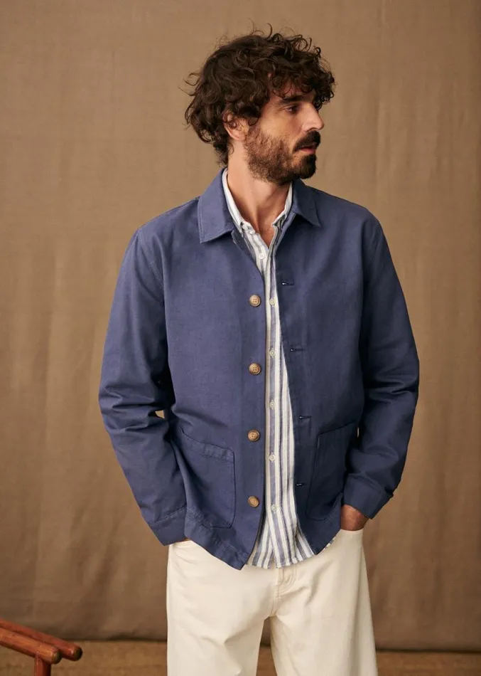Szane Jackets and Coats Mens Tim Jacket Vintage Blue