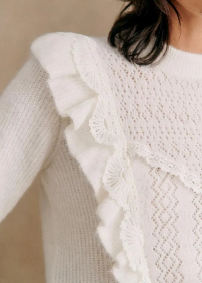 Szane Knitwear Womens Domi Jumper Ecru