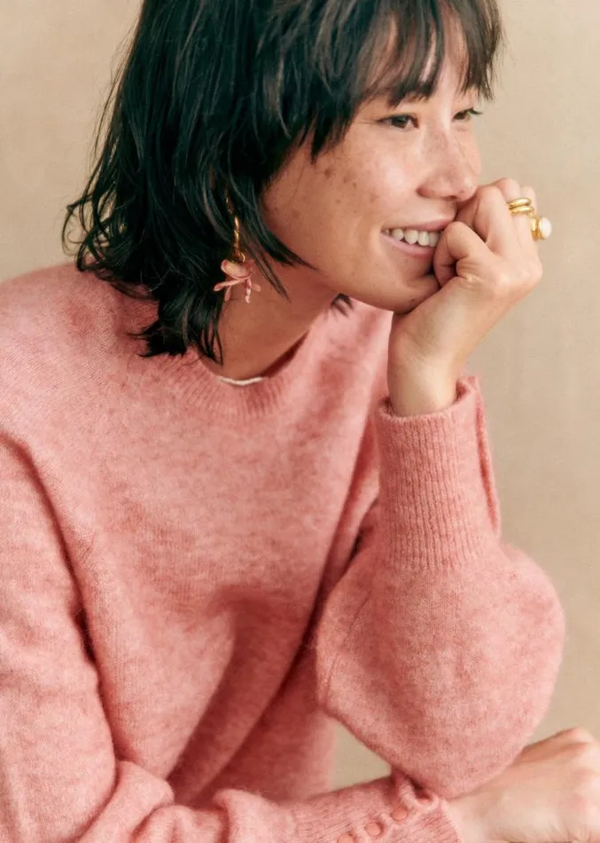 Szane Knitwear Womens Louise Jumper Blush