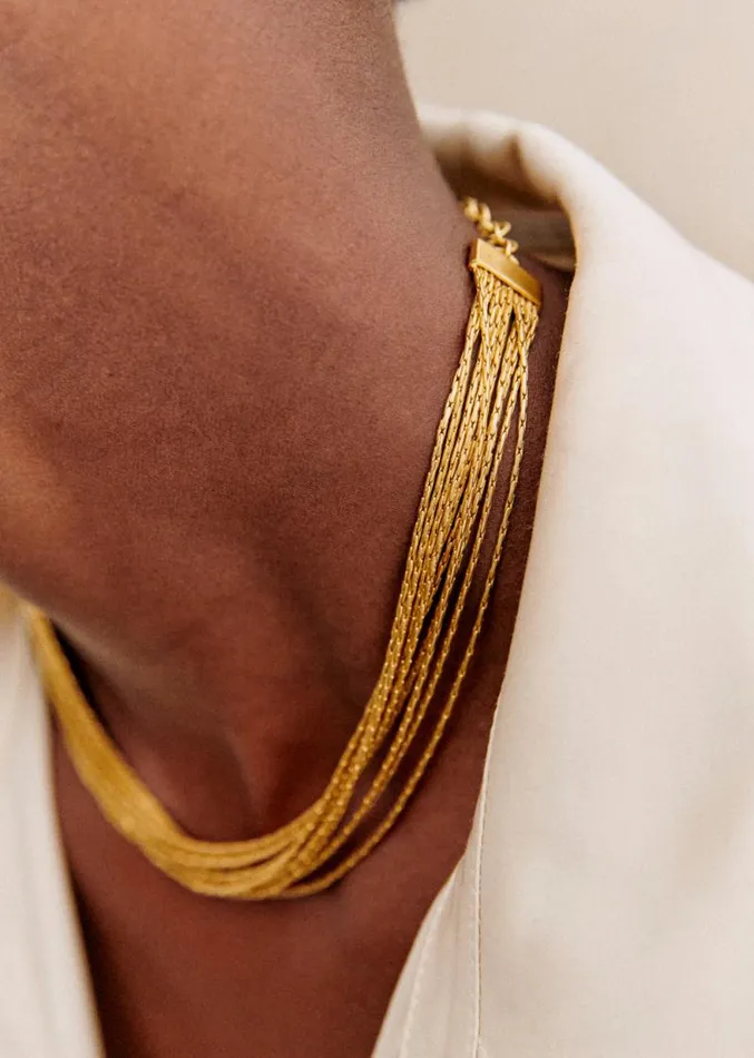 Szane Necklaces Womens Gigi Necklace Gold