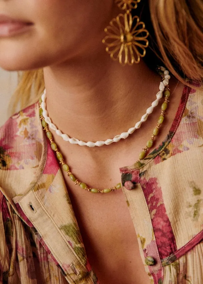 Szane Necklaces Womens Tess Necklace Ecru