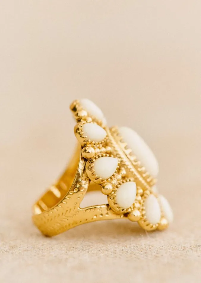 Szane Rings and Bracelets Womens Taylor Ring Ecru