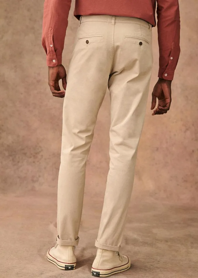 Szane Trousers Mens Tom Chinos Light Beige