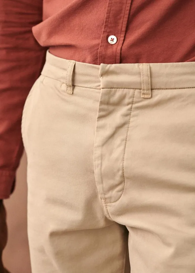 Szane Trousers Mens Tom Chinos Light Beige