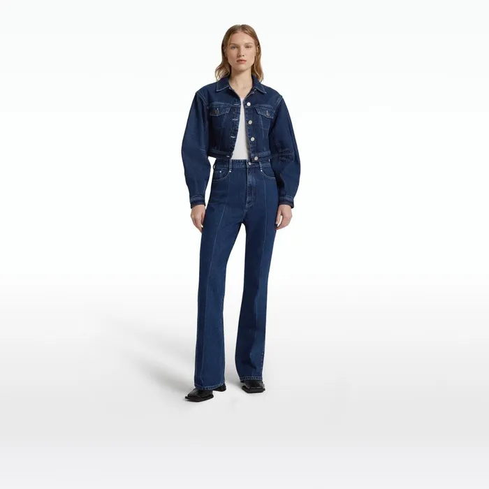 Safiyaa Amalie Mid Wash Jacket Women Jackets and Coats