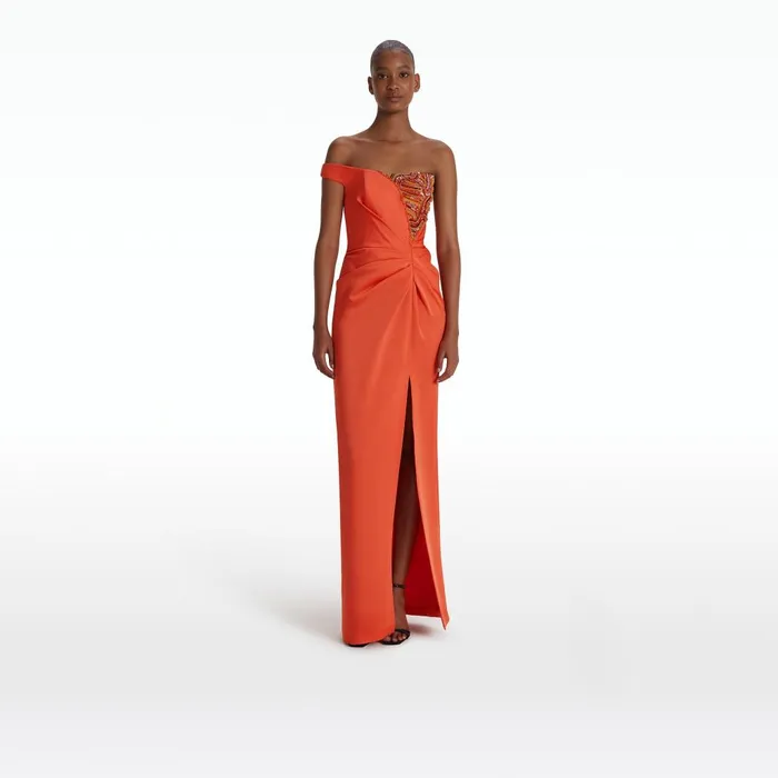 Safiyaa Aubrey Reef Long Dress Women Dresses