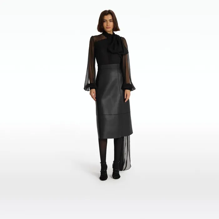 Safiyaa Delfinane Black Top Women Tops