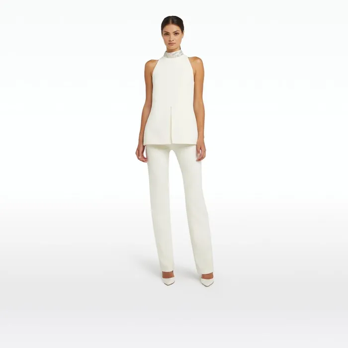Safiyaa Eydie Ivory Top Women Tops
