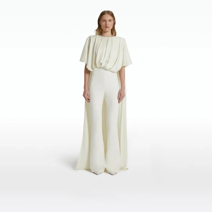 Safiyaa Lucan Ivory Jumpsuit Women Jumpsuits