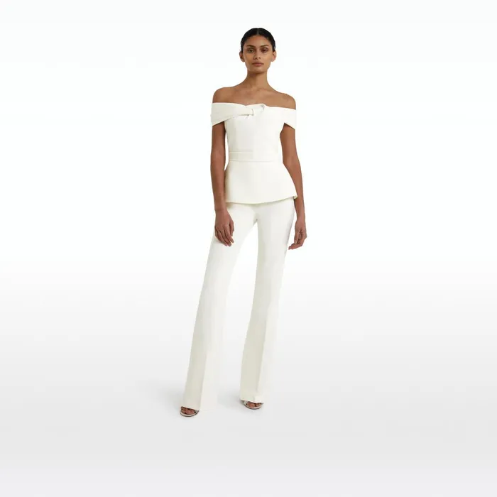 Safiyaa Mabel Ivory Top Women Tops