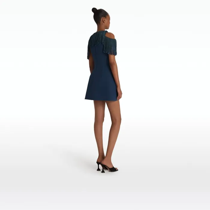 Safiyaa Raleigh Moonlit Ocean Short Dress Women Dresses