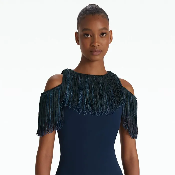 Safiyaa Raleigh Moonlit Ocean Short Dress Women Dresses