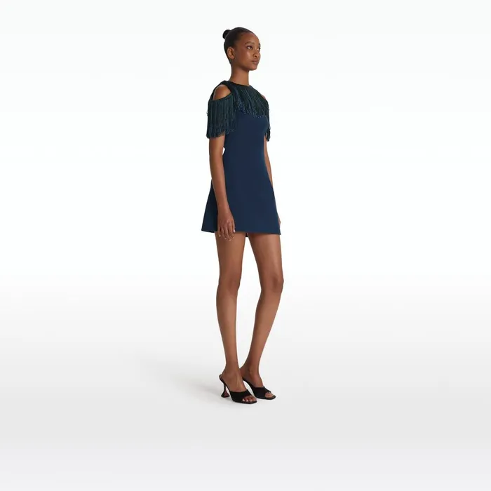 Safiyaa Raleigh Moonlit Ocean Short Dress Women Dresses