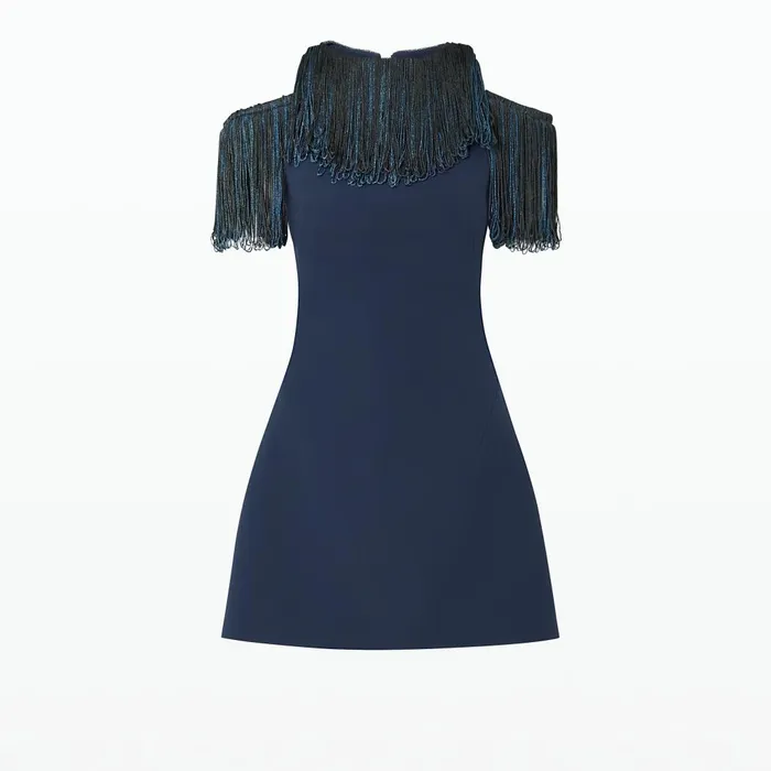 Safiyaa Raleigh Moonlit Ocean Short Dress Women Dresses