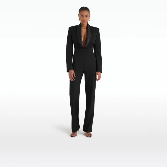 Safiyaa Tansy Black Jumpsuit Women Jumpsuits
